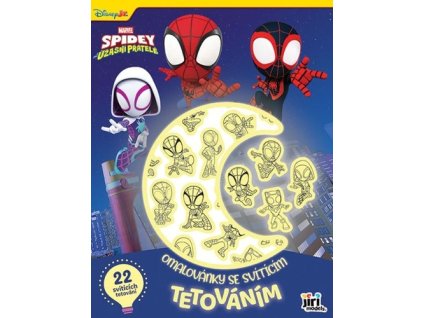 Omalovánky se svítícím tetováním Spidey