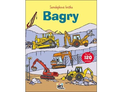 Samolepková knížka Bagry