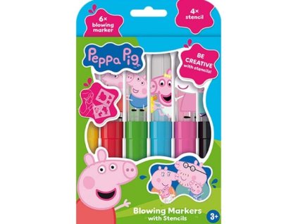 Foukací fixy Prasátko Peppa