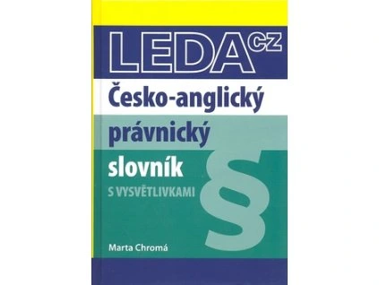 Česko-anglický právnický slovník