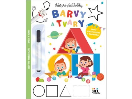 Sešit pro předškoláky Barvy a tvary