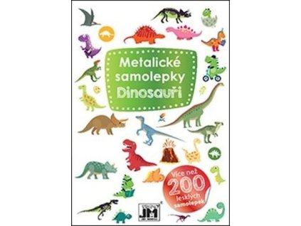 Metalické samolepky Dinosauři