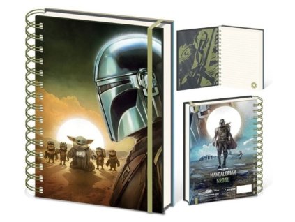 Mandalorian a Grogu blok A5 Sunset