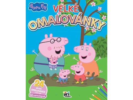 Velké omalovánky Prasátko Peppa