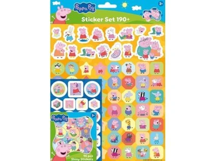 Samolepkový set 190+ Prasátko Peppa