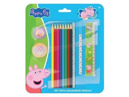 Set s pastelkami Prasátko Peppa