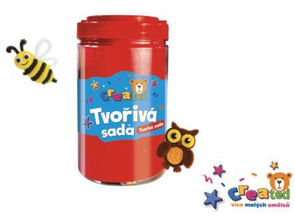 Tvořivá sada created v plastové dóze