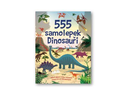555 samolepek Dinosauři