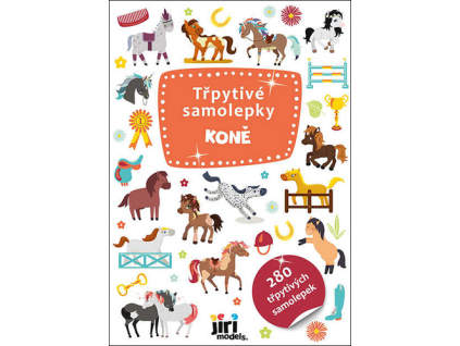 Třpytivé samolepky Koně