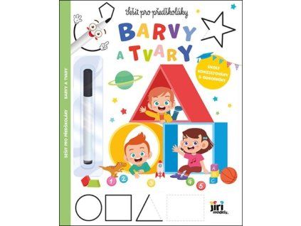 Sešit pro předškoláky Barvy a tvary