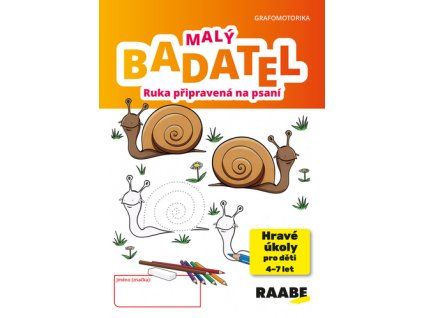 Malý Badatel Ruka připravená na psaní