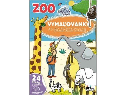 Vymaľovanky so samolepkami Zoo