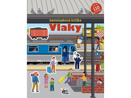 Samolepková knižka Vlaky