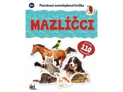 Poznávací samolepková knížka Mazlíčci