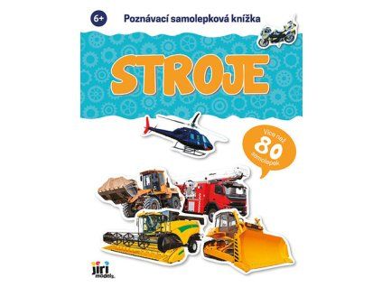 Poznávací samolepková knížka Stroje