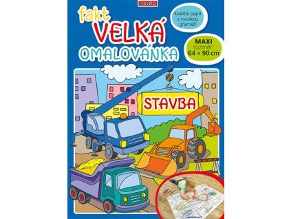 Fakt velká omalovánka Stavba