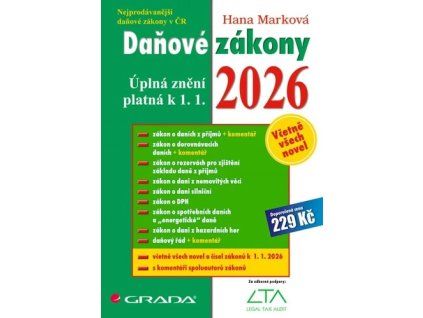 Daňové zákony 2026