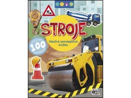 Náučná samolepková knižka 6+ Stroje