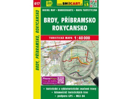 Brdy, Příbramsko, Rokycansko 1:40 000