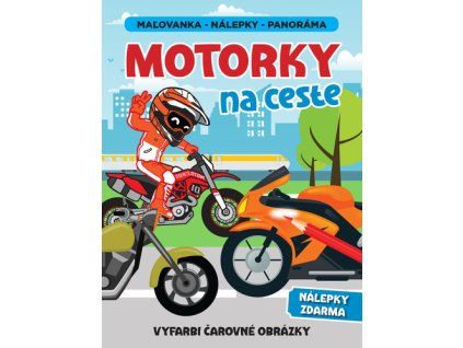 Motorky na ceste panoráma