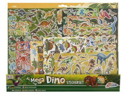 Mega set samolepek Dino