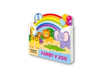 Tvarované leporelo Farby v zoo