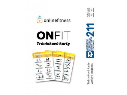 ONFIT Tréninkové karty 25 karet