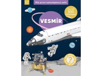 Můj první samolepkový sešit Vesmír