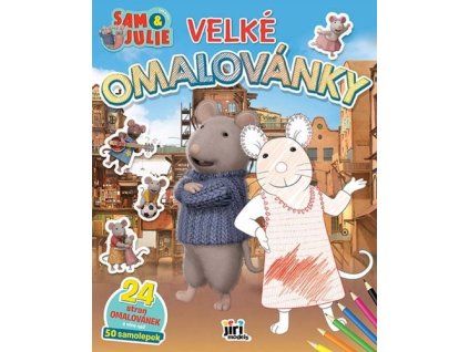 Velké omalovánky Dům myšek Sam & Julie