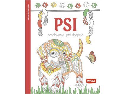 Psi Omalovánky pro dospělé