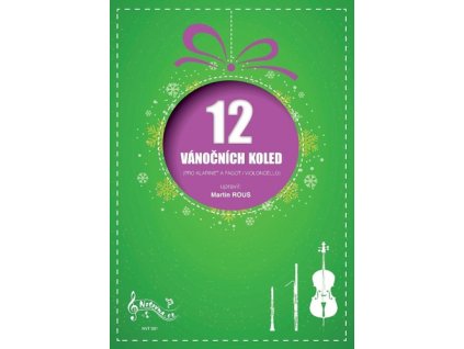 12 Vánočních koled pro klarinet a fagot (violoncello)