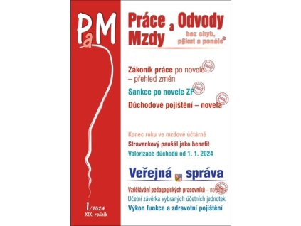 Práce a mzdy 1/2024 – Práce na dálku a dohody