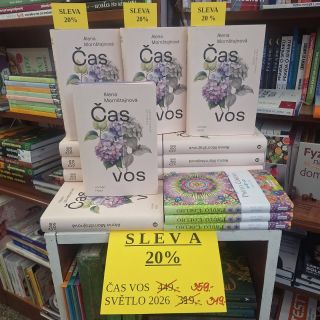 Jedna z nejprodávanějších knih roku 2025 Aleny Mornštajnové Čas vos u nás se slevou 20% Knihkupectví a papírnictví...