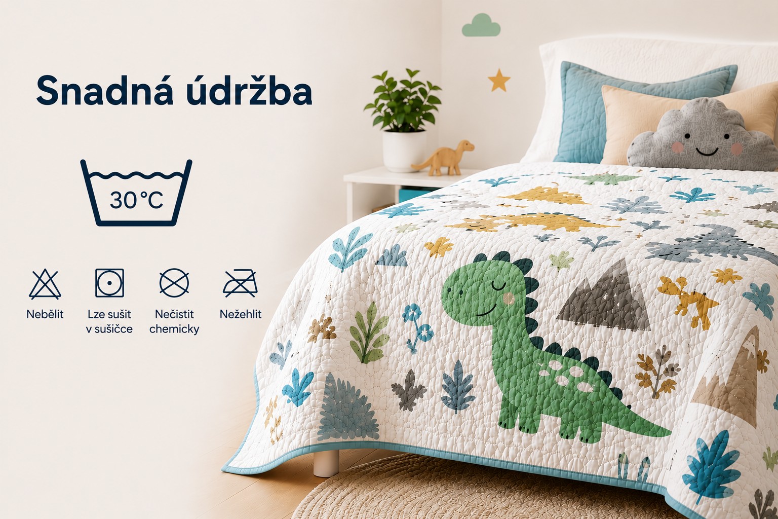 Správná péče o přehozy na postel
