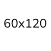 60 x 120 cm