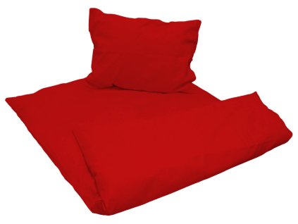 Detské jednofarebné obliečky - Červená