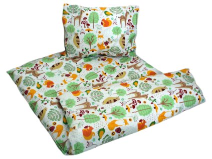 Dětské bavlněné povlečení Pohádkové zvířátka 1