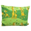 Dětské krepové povlečení Žirafa zelená 3