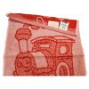 Obrázkový dětský ručník pro mateřské školy 30x50 cm Mašinka červená 2