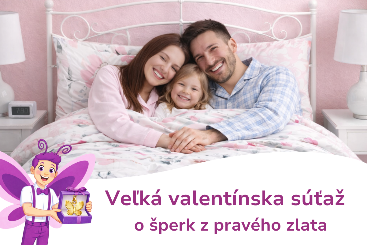 Veľká valentínska súťaž: Vyhrajte prívesok z pravého zlata a hodvábnu sadu Lucaso Finata