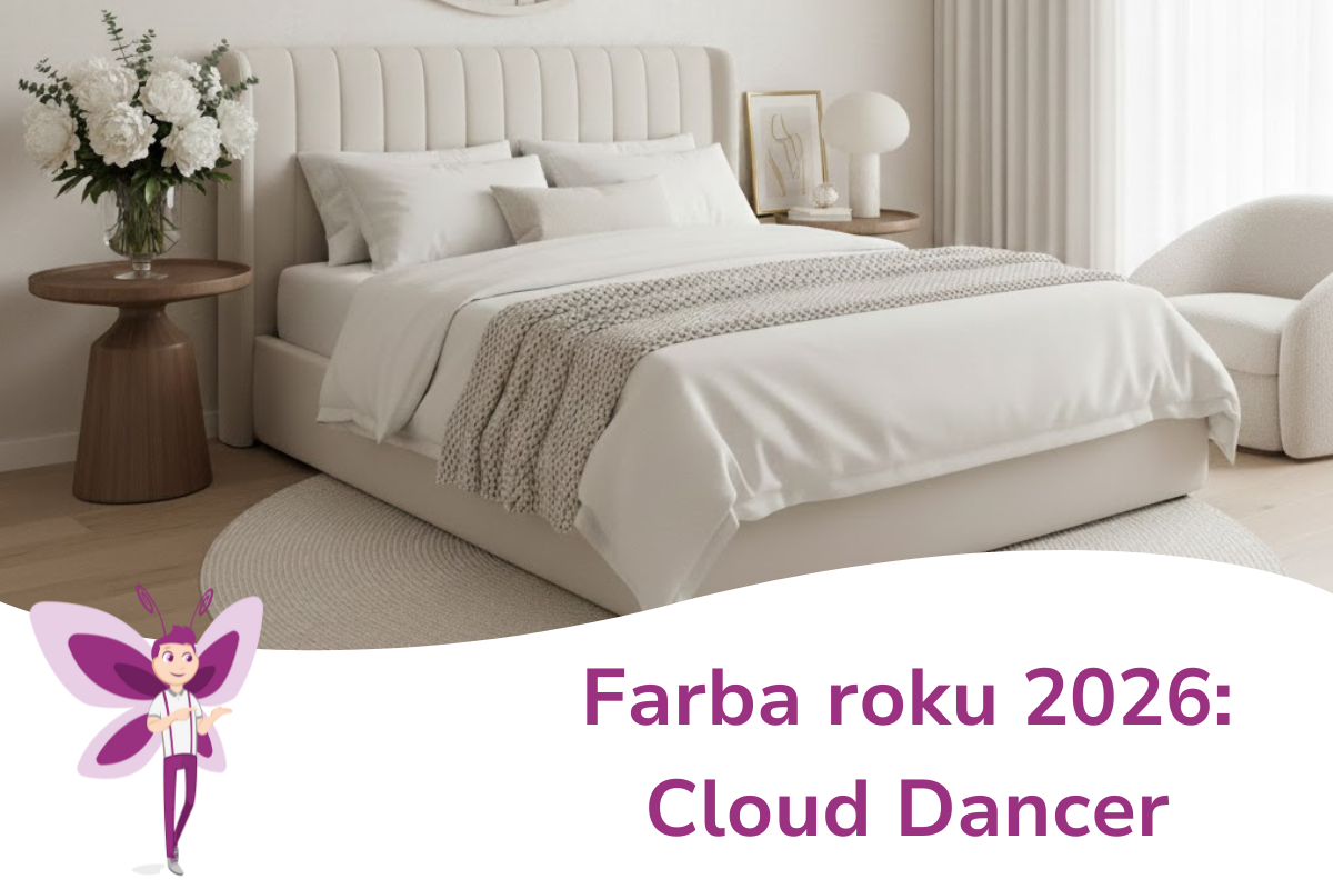 Cloud Dancer: Prečo je táto farba kráľovnou spální na rok 2026?