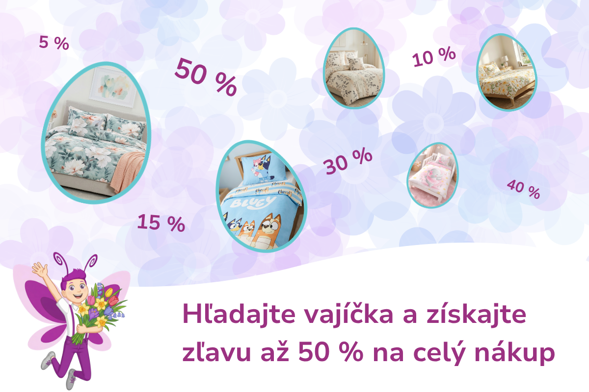 Veľkonočná poľovačka na vajíčka sa začína! Nájdite zľavu až 50 %