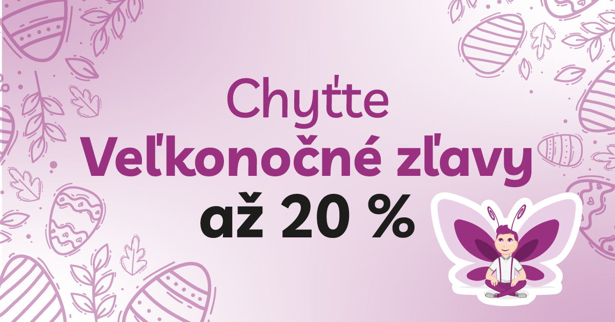 Veľkonočná akcia so zľavou až -20 %