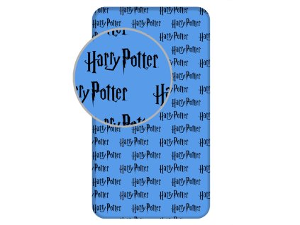 16992 bavlnene napinaci prosteradlo 90x200 25cm harry potter 111hp