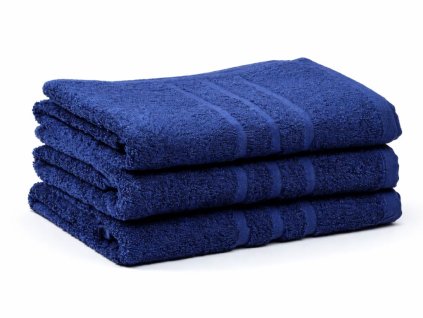 25261 2 bavlnena frote osuska comfort 70x140 cm tmave modra