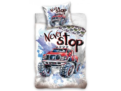 41886 detske povleceni monster truck never stop