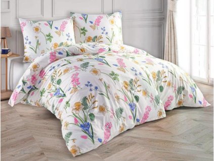 Bavlněné povlečení 140x200 + 70x90 cm - Flavia