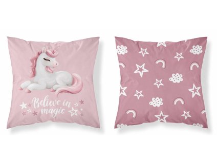 Povlak na polštářek 40x40 cm - Jednorožec