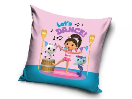 Povlak na polštářek 40x40 cm - Gabby’s Dollhouse - Pojďme tančit