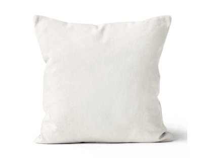 Mikroplyšový povlak na polštář 40x40 cm - Bílý